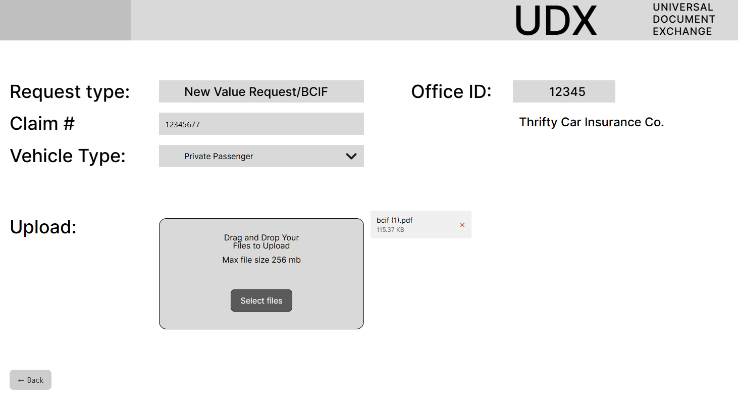 Adjuster Submission Form