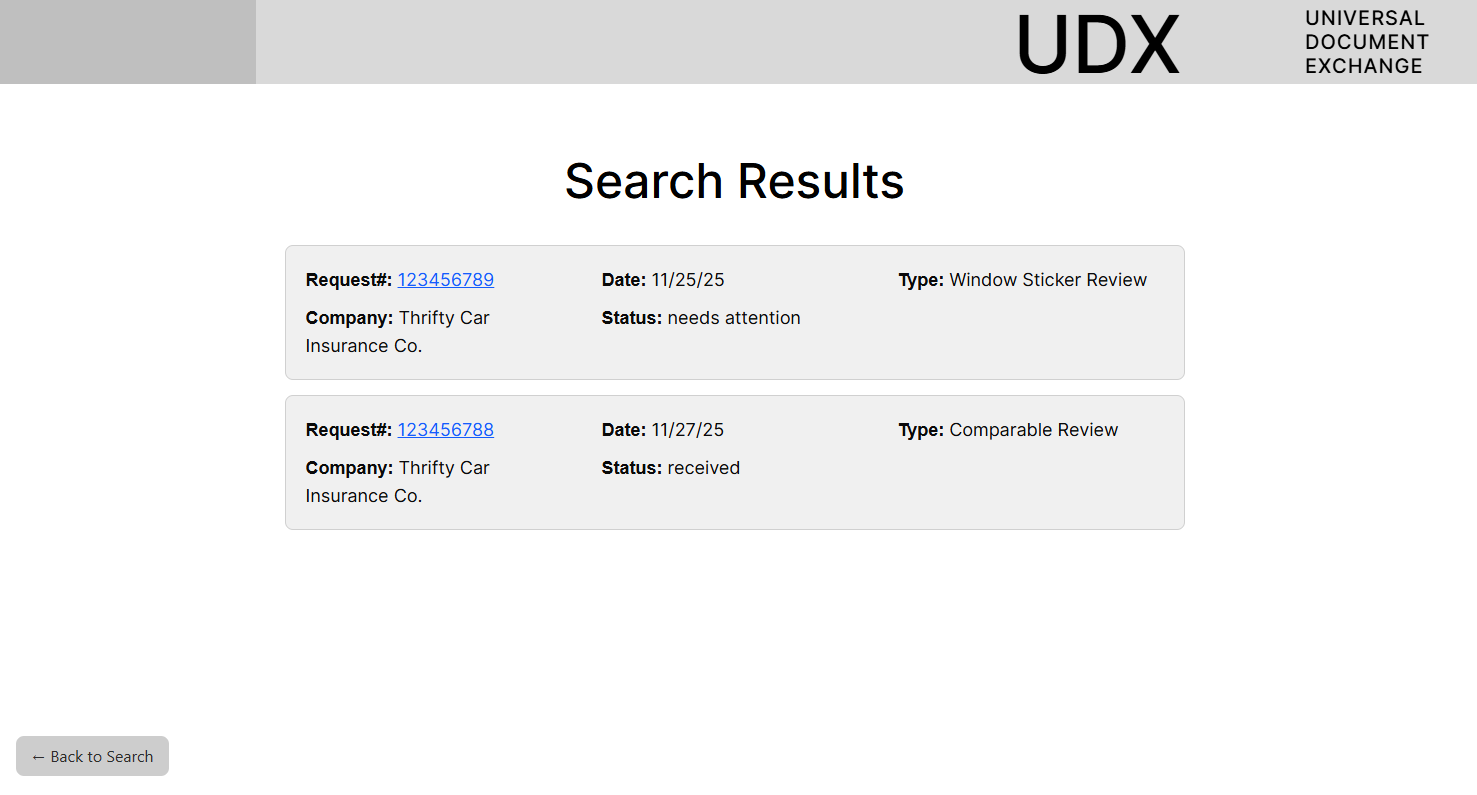 Status Tracking View